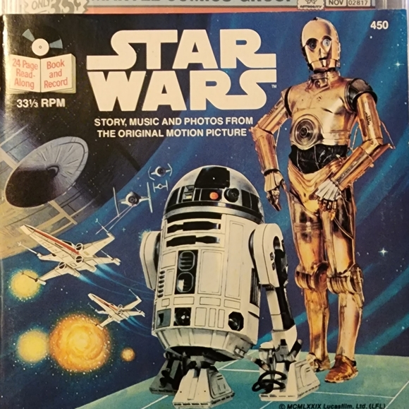 Star Wars: # 450 Read Along Book 33 1/3 Record 1979 - Picture 2 of 5